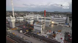 Campbelltown Hospital Redevelopment Stage 2  Construction Timelapse [upl. by Nottap732]