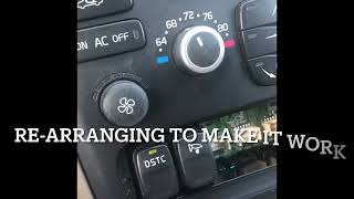 Adding DSTC button on my 2008 Volvo XC90  using the button instead of the stalk menu [upl. by Hailee]