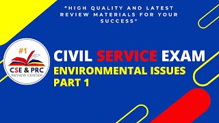 Civil Service Exam Drill for 2024 ENVIRONMENTAL ISSUES Part 1 [upl. by Breger]