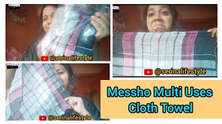 Messho Finds 12 Pcs Kitchen NapkinCleaning ClothTable Wipe Review Messho Haul  Serina Lifestyle [upl. by Anneirda376]