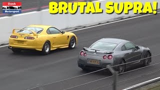 700HP Toyota Supra  Drag Racing amp BURNOUTS  Japfest 2017 [upl. by Nitas]