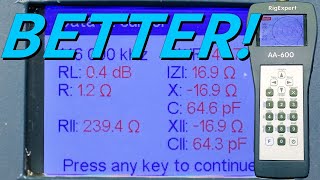 Improved Impedance Measurement with the RigExpert 054 [upl. by Roby352]