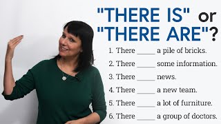 Confusing English Grammar “THERE IS” or “THERE ARE” [upl. by Kezer]