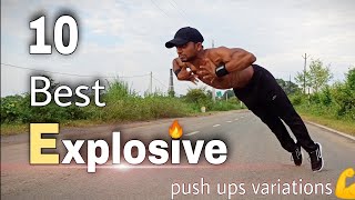 10 Best Explosive Push Ups You Must Try  for Body StrengthSpeed  । Shivaz fitzone [upl. by Silverts]