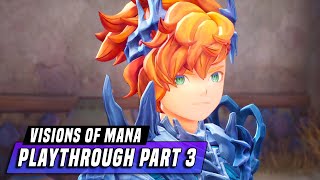 VISIONS OF MANA Playthrough Part 3  Mastering The Elements [upl. by Jacobson]