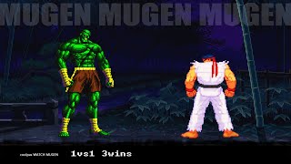 Ill Sagat vs Shin Ryu  MUGEN 1vs1 [upl. by Atter]