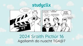 16 Leaving Cert Irish Orals Picture Stories 2024 Sraith Pictiúr 16  Agallamh do nuacht TG47 [upl. by Paolo]