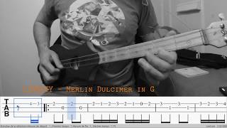 Liberty for Merlin Dulcimer Guitar and Strumstick in G [upl. by Oinesra96]