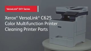 Xerox Versalink C625 Color Multifunction Printer  Cleaning Printer Parts [upl. by Aciruam910]