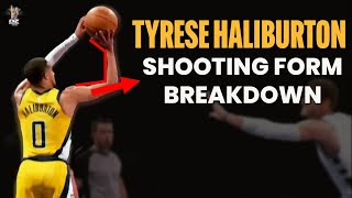 Tyrese Haliburton  Shooting Form Breakdown [upl. by Nabe]