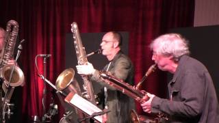 Sail Awolnation played by bass sax quartet DEEP SCHROTT [upl. by Cob]