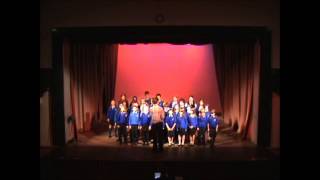 City of Brechin Pipe Band Concert 2013 Maisondieu Primary School Choir [upl. by Marijane271]