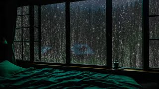 RAIN and THUNDER Sounds to Sleep Fast  Rain Sounds for Deep Sleep  for Insomnia Study NO ADS [upl. by Rosecan]