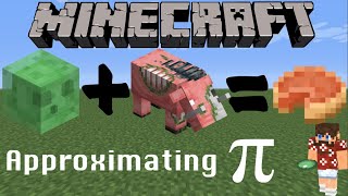 Approximating pi with Minecraft [upl. by Nylra]