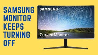 How To Fix If Your Samsung Monitor Keeps Turning Off  With 100 Fixes [upl. by Nnylannej]