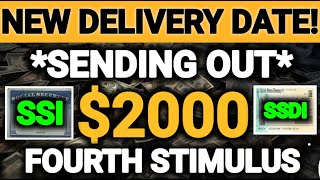 Sending Out Checks New Delivery Date Stimulus Coming Quickly 2000 Fourth Stimulus Check Update [upl. by Ys]