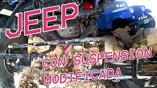 Funcionamiento suspensión modificada Jeep ika [upl. by Atorod]