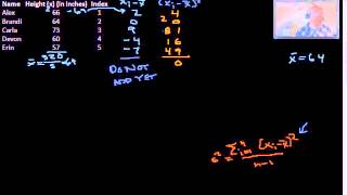 Numerical Measures  Variance Standard Deviation and Coefficient of Variation [upl. by Shalne505]