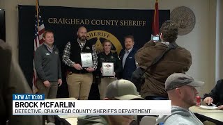 Sheriff’s deputies awarded CrimeStopper of the Year [upl. by Inoj]