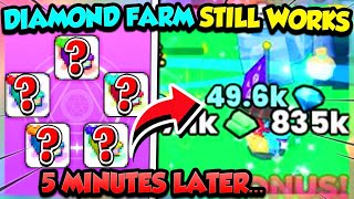 💎15m  DAY THIS DIAMOND FARM STILL WORKS in PET SIMULATOR 99 Roblox [upl. by Nollaf623]