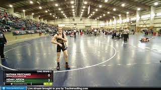 110 Lbs Cons Round 2  Nathan Pritchard Nevada Elite Wrestling Vs Aidan Larson Hermiston Wrestl [upl. by Allmon]