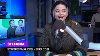 Interview met Stefania over het Eurovisie Songfestival en haar nieuwe muziek op woensdag 8 mei 2024 [upl. by Anilorac]