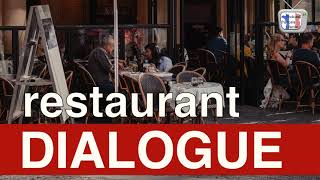 Dialogue restaurant Delf A2 podcast français facile [upl. by Sagerman702]