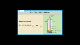 Shorts Calomel electrode electrochemistry reference electrode [upl. by Doelling]