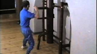 wooden dummy form whit Yip chun master [upl. by Stoddard]