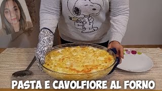 Pasta al forno con il cavolfiore 🥦🥦🥦🥦 Baked Pasta with cauliflower [upl. by Erdne]