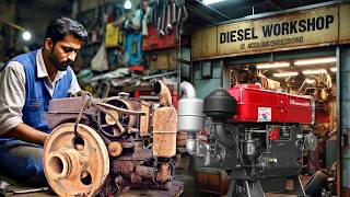 Master AutoEngineer Reveals Secrets to RESTORING Diesel Engines [upl. by Innavoig]