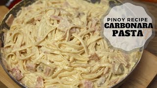 Creamy Carbonara Pasta  Christmas Recipe [upl. by Ardnola667]