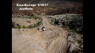 AnzaBorrego Desert State Park with JustRuns 31817 [upl. by Ettenuj]