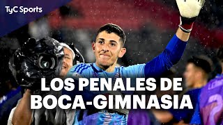 BOCA A SEMIS DE LA COPA ARGENTINA ¡CUATRO PENALES ATAJADOS DE BREY  TANDA DE PENALES COMPLETA [upl. by Akinot]