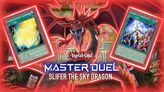 SLIFER THE SKY DRAGON Deck Arcana Knight Engine Rank Duels Season 24  YuGiOh Master Duel [upl. by Malinin]