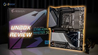 Mainboard Hỗ Trợ WIFI 7 Bus RAM lên đến 8266MHz UNBOX amp REVIEW GIGABYTE Z790 AORUS MASTER X [upl. by Darnok]