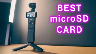 Whats the best microSD card for the DJI Osmo Pocket 3 [upl. by Rratsal]