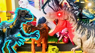 Jurassic World CollectionTriceratops Ampelosaurus Bistahieversor TarbosaurusScorpius Rex amp More [upl. by Katherine]