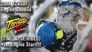 Timelapse Beautiful 4Stroke Engine Rebuild  1st Start [upl. by Ardnac]