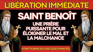 PRIÈRE PUISSANTE DE SAINT BENOÎT POUR ÉLOIGNER LE MAL ET LA MALCHANCE [upl. by Adnylem142]