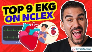 EKG Rhythms  Top Tested NCLEX Review  How To Interpret [upl. by Lenna767]