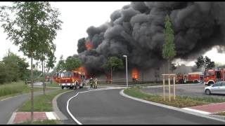 29052012 Großbrand beim Fahrradversand Rose in Bocholt [upl. by Verena]