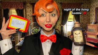 ASMR Slappy the Dummy does your makeup ❤️fast and aggressive personal attention [upl. by Macfarlane]