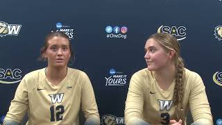 Wingate Volleyball Post Game Press Conference 10082024 [upl. by Limbert]