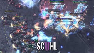 Carrier Rush Nukes amp Battlecruisers  Neeb vs TY  Starcraft 2 GSL [upl. by Valaria]