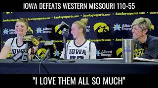 Iowas Teagan Mellegni Loves Her Team hawkeyes [upl. by Eissahc]