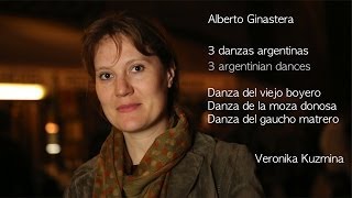 A Ginastera  Tres danzas argentinas op 2 3 argentine dances [upl. by Arimlede]