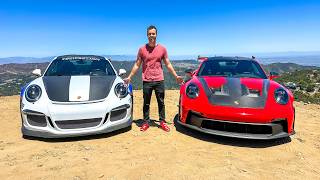 New Porsche 911 GT3 RS 992 vs GT3 RS 991 Head To Head Review [upl. by Ev]