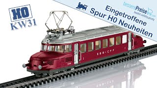 Eingetroffene Spur H0 Modellbahn Neuheiten  KW 31 2024 [upl. by Nehcterg]