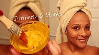 DIY Turmeric Face Mask for Hyperpigmentation amp Acne Scars ✨ [upl. by Nosnirb405]